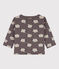 Gemustertes Baby-Sweatshirt aus Molton mit Schafmotiv BONGRIS/ MULTICO