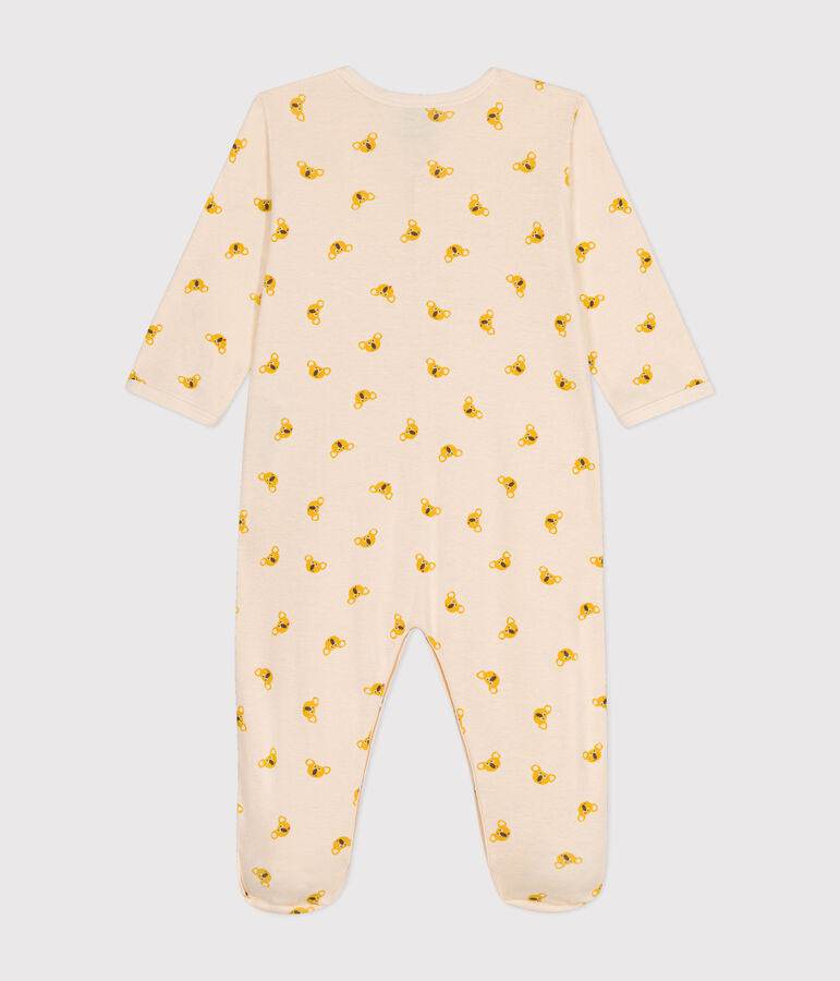 Baby-Strampler aus Baumwolle mit Koala-Printmotiv weiss/vielfarbig