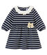 Baby-Kleid mit Matrosenmuster für Mädchen
