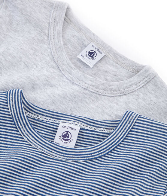 Duo aus kurzärmeligen T-Shirts für kleine Jungen variante 1