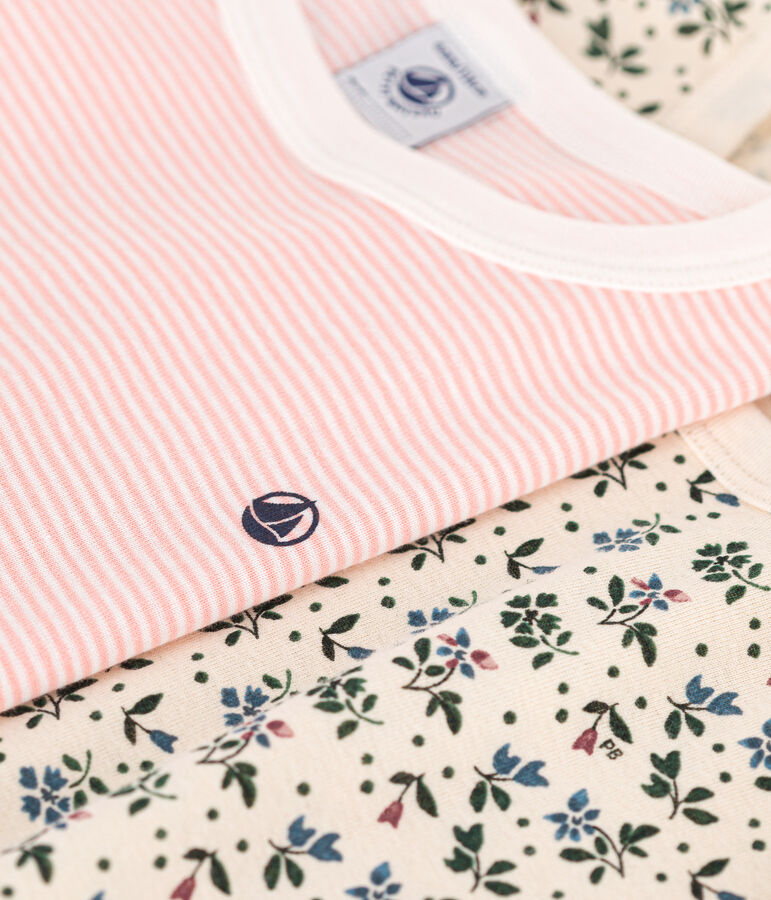 2er-Set Kinder-Pyjamas aus Baumwolle vielfarbig