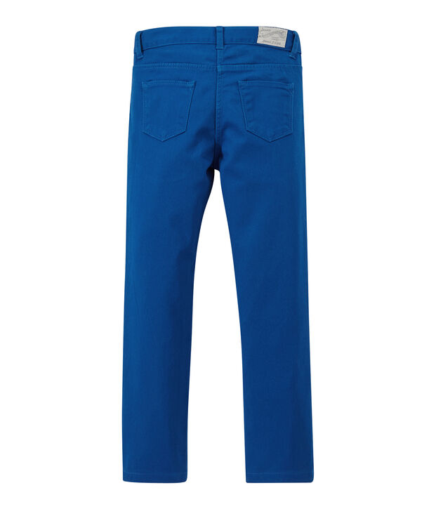 M&auml;dchen-Hose aus farbigem Denim blau