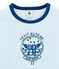 Jungen Schlafanzug blau LIMOGES/weiss MULTICO