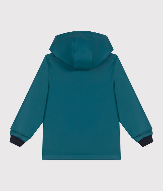 Klassische Kinder-Regenjacke f&uuml;r Jungen gr&uuml;n