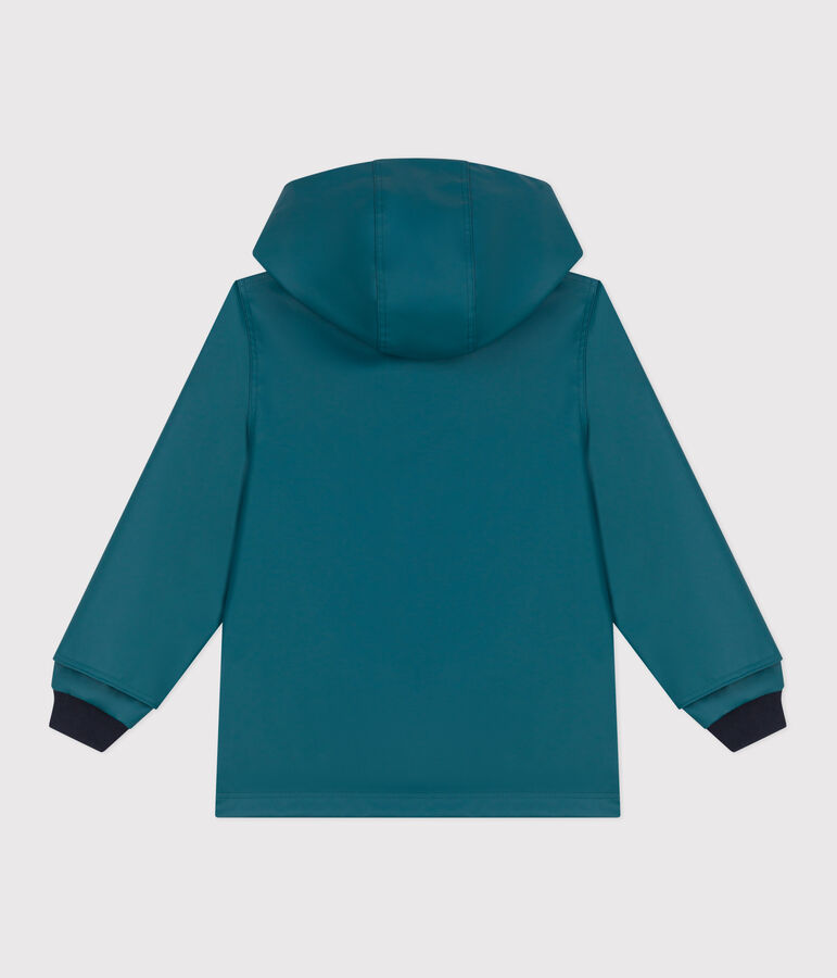 Klassische Kinder-Regenjacke f&uuml;r Jungen gr&uuml;n