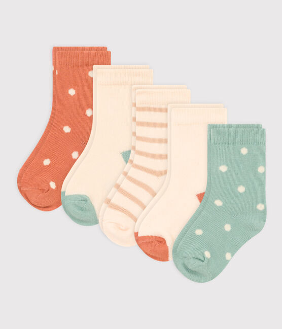 5er-Set Babysocken mit Tupfen variante 1