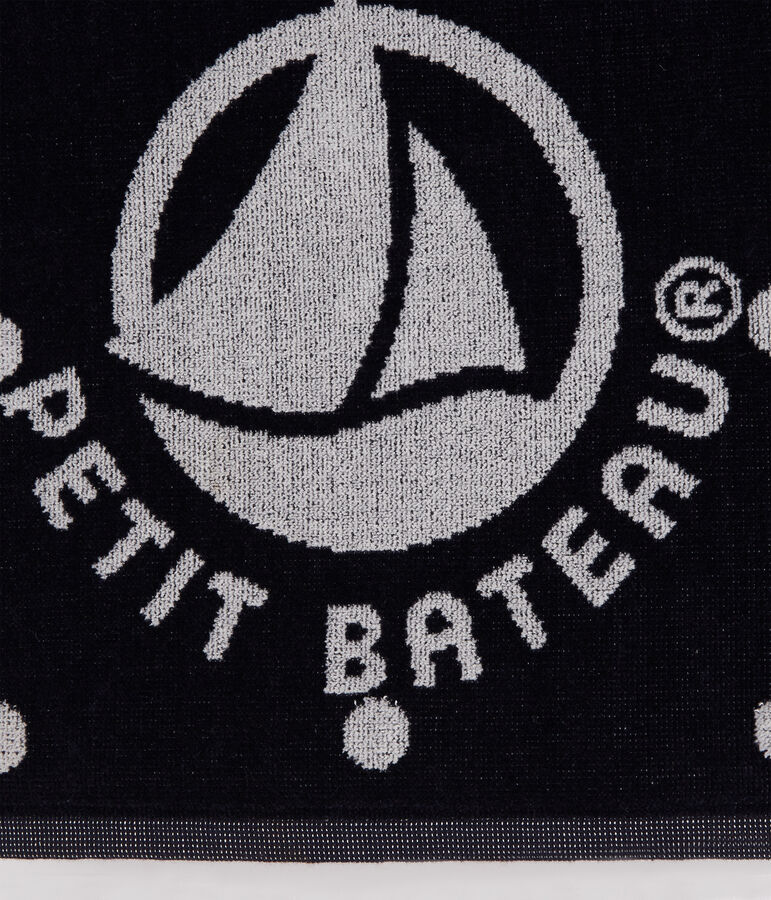 Strandtuch blau/weiss