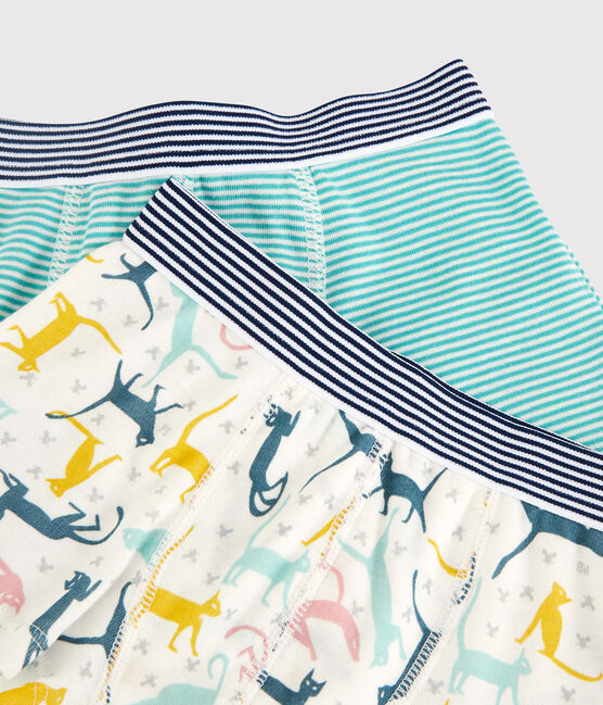 2er-Set Boxershorts aus Baumwolle und Lyocell für Jungen variante 1