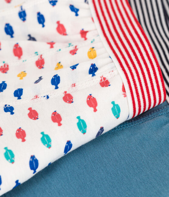 2er-Set Boxershorts aus Baumwolle mit Meerestieren für Jungen variante 1