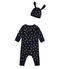 Baby Jungen Overall und Mütze im Set blau SMOKING/gelb DORE