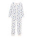 Langer Unisex-Overall aus angerautem, extra warmem Bouclé-Frottier.