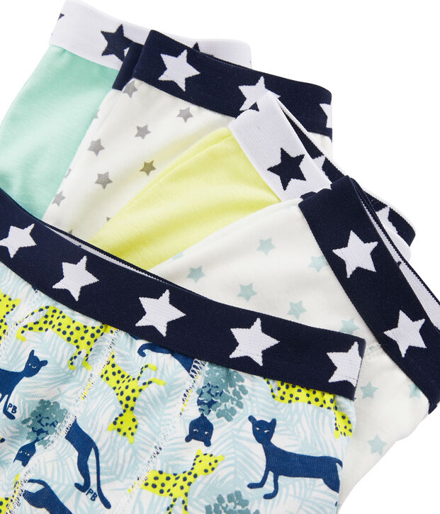 Set mit 5 Boxershorts f&uuml;r kleine Jungen vielfarbig