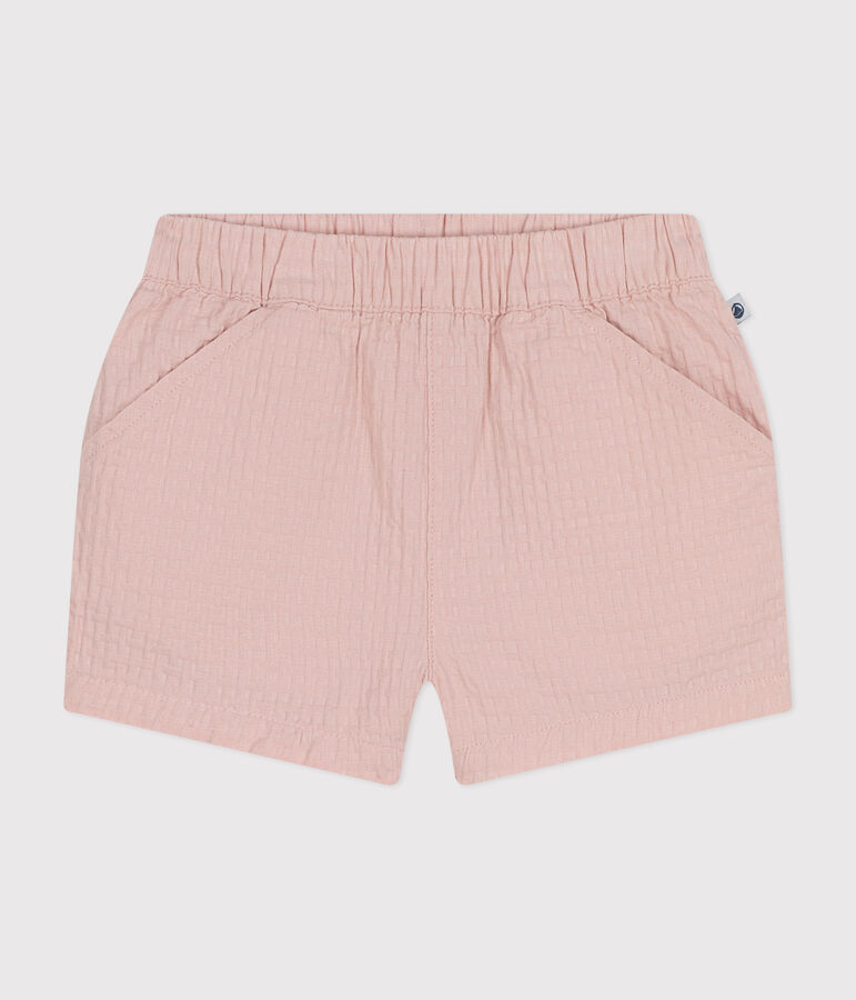 Gemusterte Baby-Shorts rosa SALINE