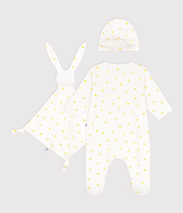 Newborn-Geschenkset aus Baumwolle mit Sonnenmotiv vielfarbig