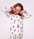 Kinder-Pyjama aus Molton mit Weihnachts-Motiv