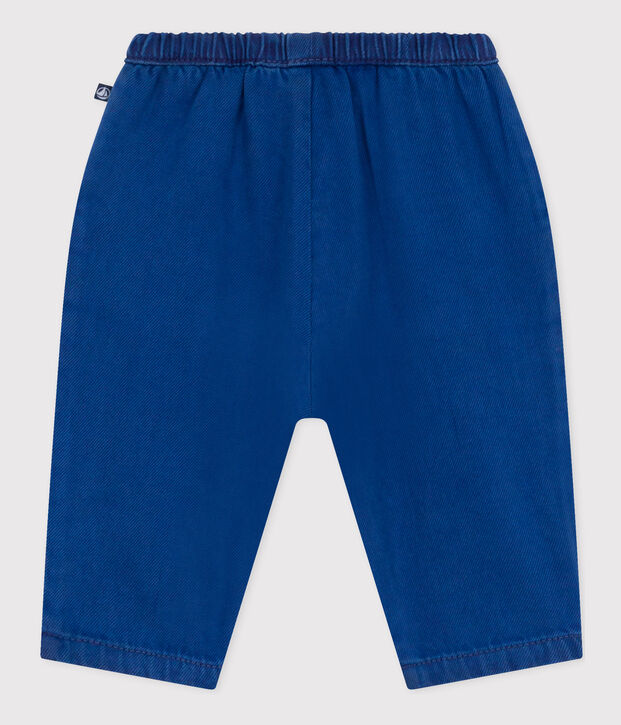Baby-Hose aus Lyocell-Baumwolle blau