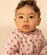 Langärmeliges Babykleid aus Musselin