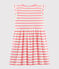 Kinder-Kleid für Mädchen weiss MARSHMALLOW/rosa CUPCAKE