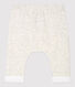 Baby-Hose aus Bio-Baumwolljersey in meliertem Grau