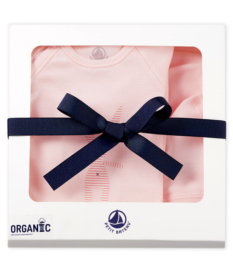 Geschenkset zur Geburt aus Rippstrick variante 1