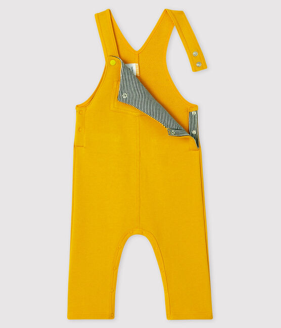 Lange Baby-Latzhose f&uuml;r Jungen gelb BOUDOR