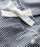 Baby-Hose mit Milleraies-Streifen für Mädchen blau SMOKING/weiss MARSHMALLOW