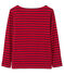 Gestreiftes T-Shirt unisex rot MARS/blau SMOKING