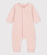 Langer unifarbener Baby-Overall aus Bio-Doppeljersey