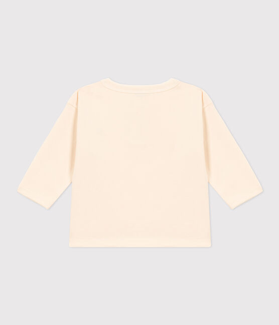 Langärmeliges Baby-T-Shirt aus Jersey naturfarben AVALANCHE