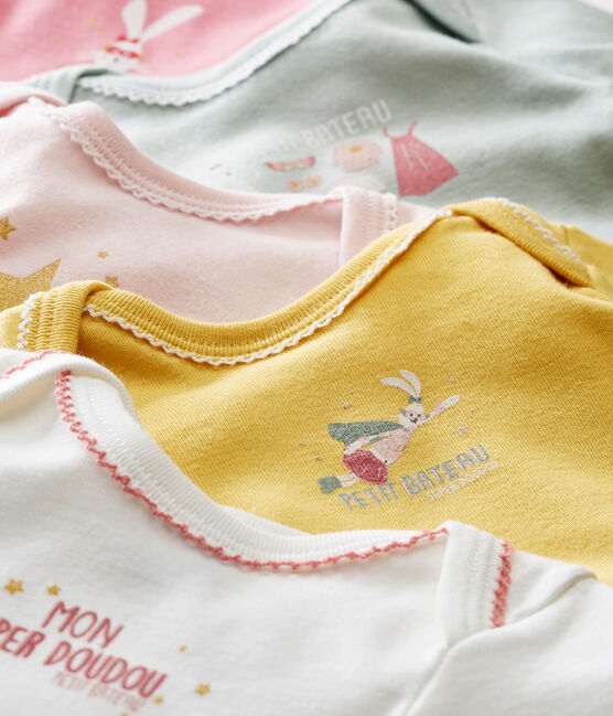 Baby MädchenLangarmbodys im 5er-Set variante 1