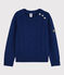 Kinderpullover aus Wolle und Baumwolle für Jungen blau MAJOR