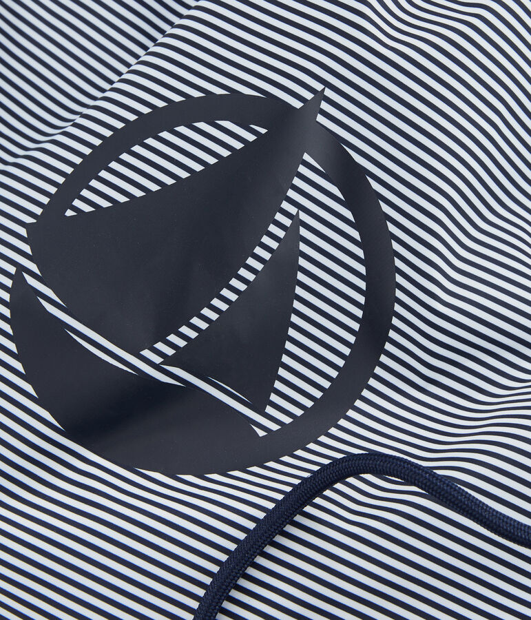 Kinderrucksack f&uuml;r M&auml;dchen und Jungen blau/weiss