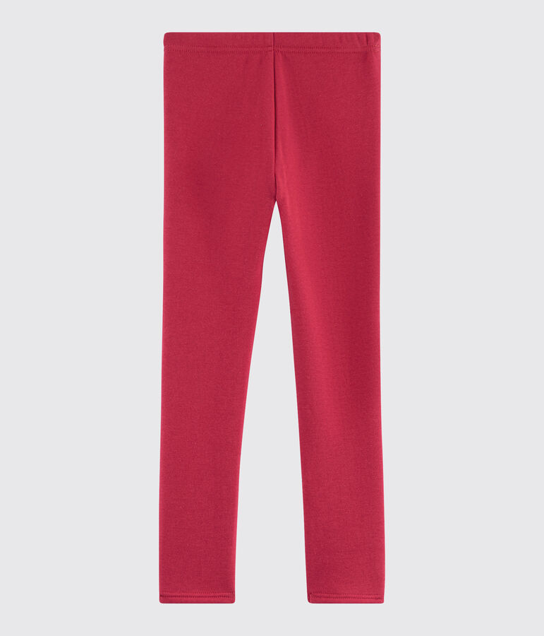 Kinder-Jeggings aus Molton f&uuml;r M&auml;dchen rosa