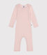 Baby-Body mit langen Beinen aus Wolle und Baumwolle