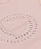 Mädchen-T-Shirt aus leichtem Jerseystoff rosa SALINE