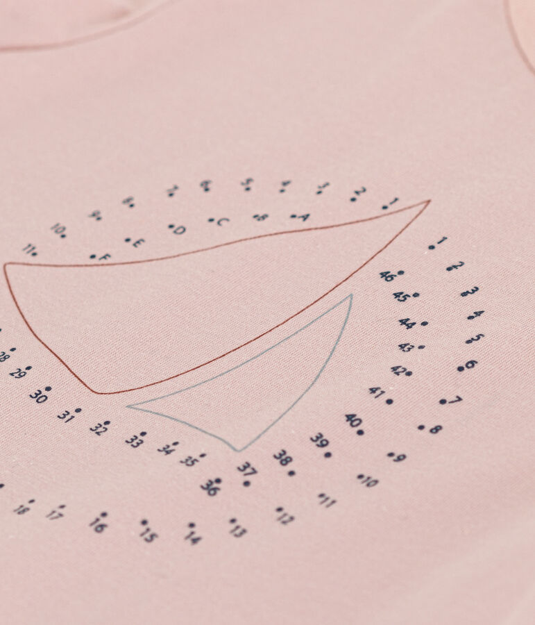 M&auml;dchen-T-Shirt aus leichtem Jerseystoff rosa SALINE