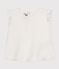 Ärmellose Babybluse aus Baumwolle weiss MARSHMALLOW