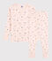 Snugfit-Kinderpyjama aus Baumwolle mit Prinzessinen-Print für Mädchen rosa FLEUR/weiss MULTICO