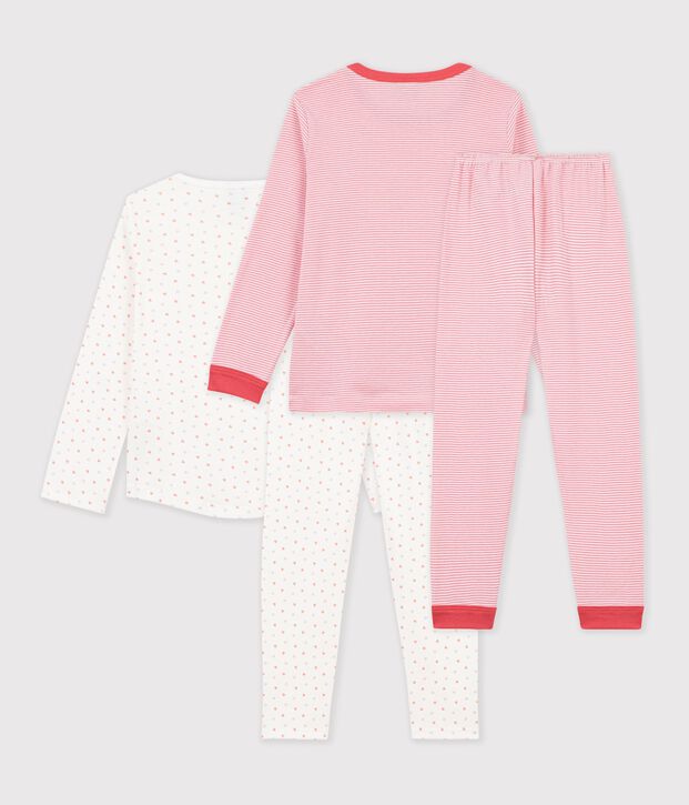 Set Kinder-Pyjamas aus bedruckter Baumwolle vielfarbig