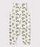 Langer Baby-Overall aus Molton weiss AVALANCHE/ MULTICO