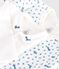 Baby-Set aus Baumwolle mit Kragen und Fuchsmotiv weiss/vielfarbig