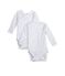 Zweier-Set langärmlige Baby-Bodys lot .