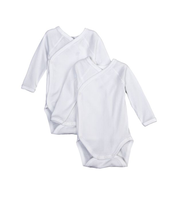 Zweier-Set lang&auml;rmlige Baby-Bodys lot .