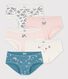 5er-Set Unterhosen für kleine Mädchen
