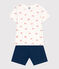 Kinder-Kurzpyjama aus Baumwolle mit Krebs-Motiv INCOGNITO/ MULTICO