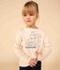 Langärmeliges T-Shirt aus Baumwolle für Kinder/Mädchen