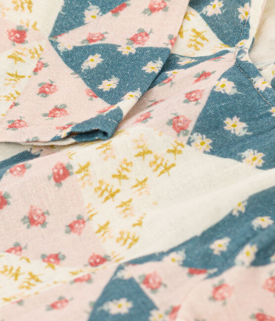 Langärmelige Babybluse aus Musselin-Stoff weiss AVALANCHE/ MULTICO