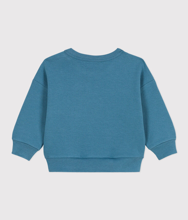 Baby-Sweatshirt aus leichtem Molton blau