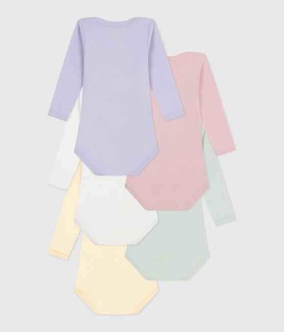 Set langärmeliger Baby-Bodys aus Baumwolle mit Wochentagen variante 1