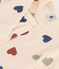 Kinderpyjama aus Baumwolle mit Herz-Printmotiv weiss AVALANCHE/ MULTICO